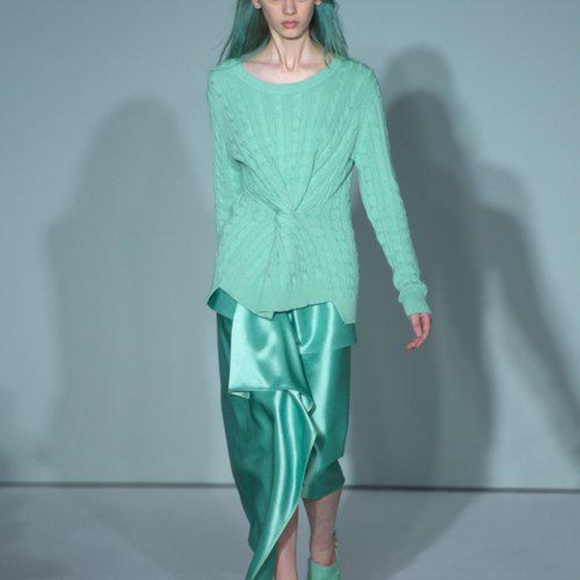 Sies Marjan Sweaters - Sies Marjan Zoe Twist Crewneck Cableknit Sweater